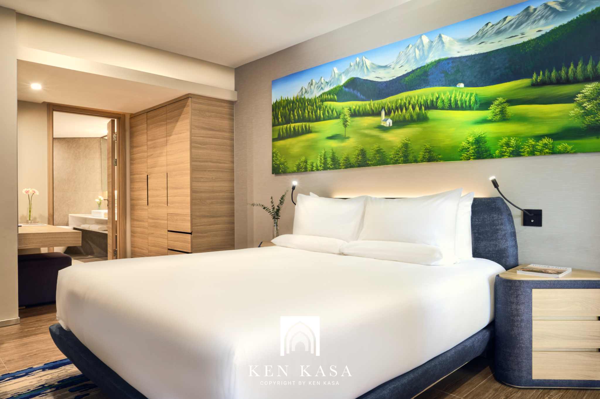 Mẫu thiết kế ph&ograve;ng suite The Novotel Thai Ha